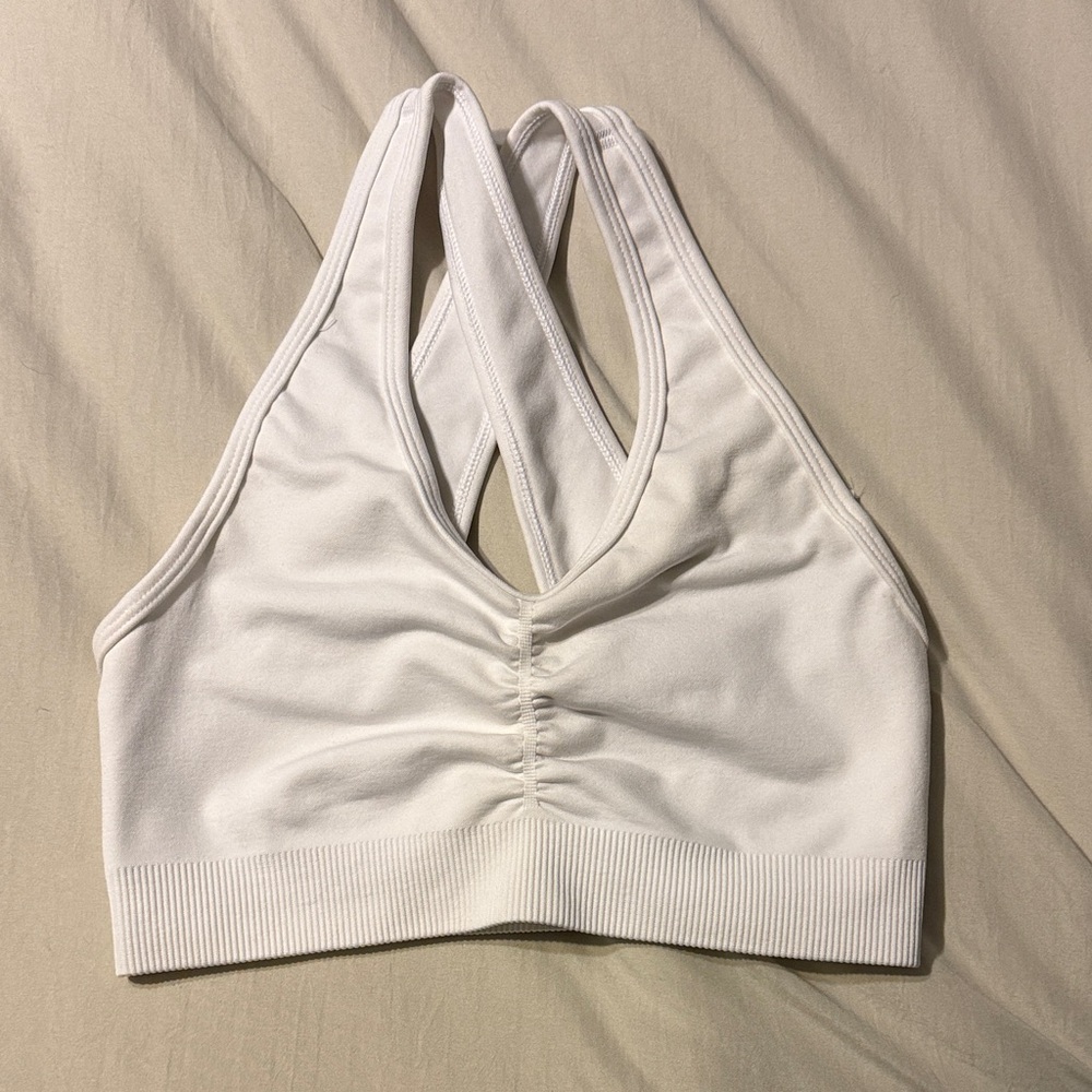 Alphalete Amplify White Women's Sports Bra